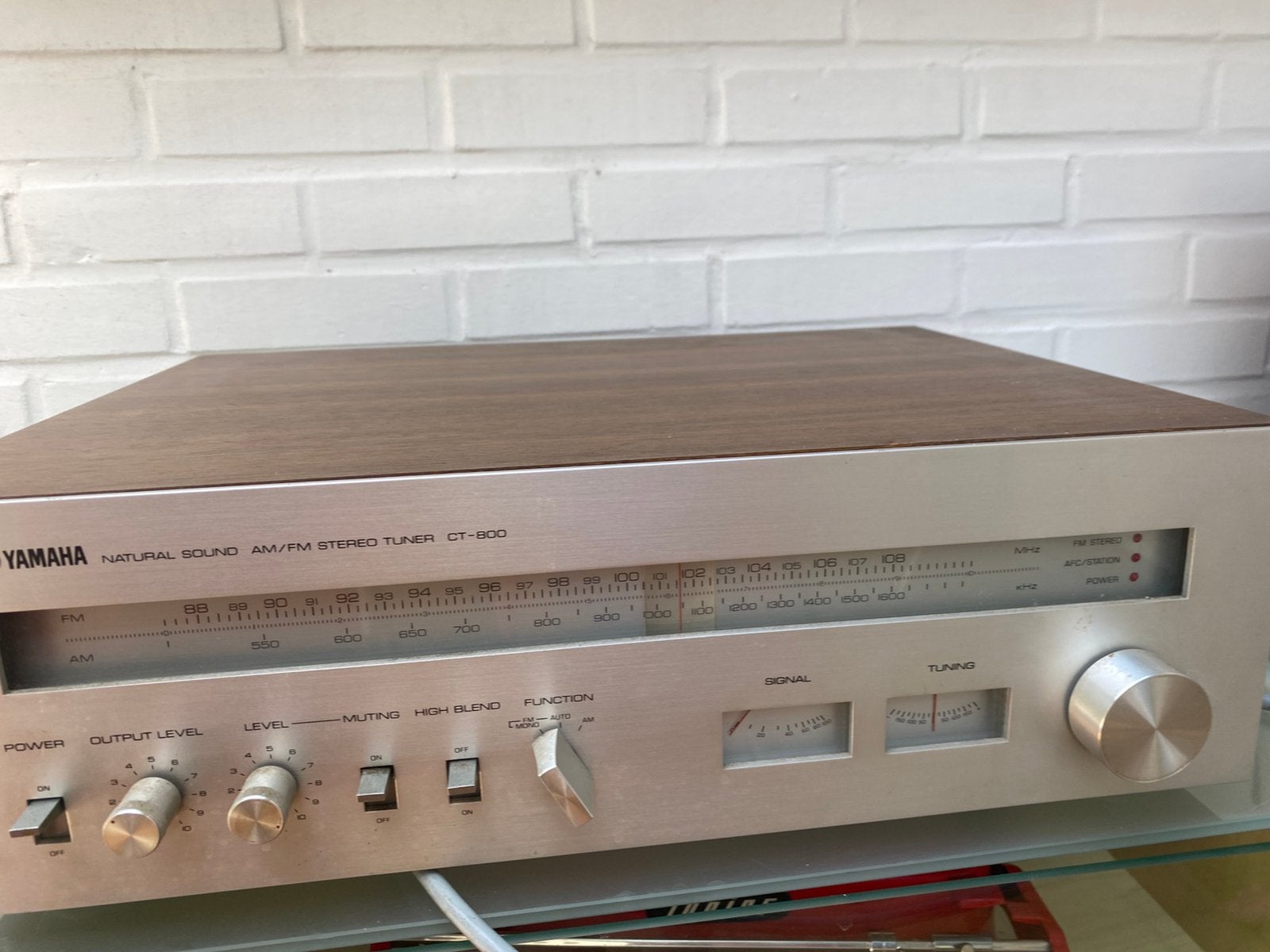 Yamaha Natural Sound AM/FM Stereo Tuner CT-800, Enlèvement ou Envoi, Utilisé