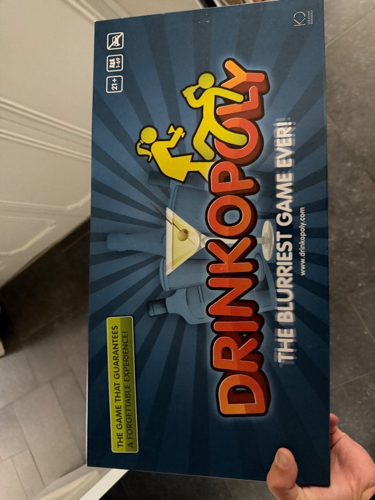 Drinkopoly, Hobby en Vrije tijd, Gezelschapsspellen | Bordspellen, Ophalen, Zo goed als nieuw