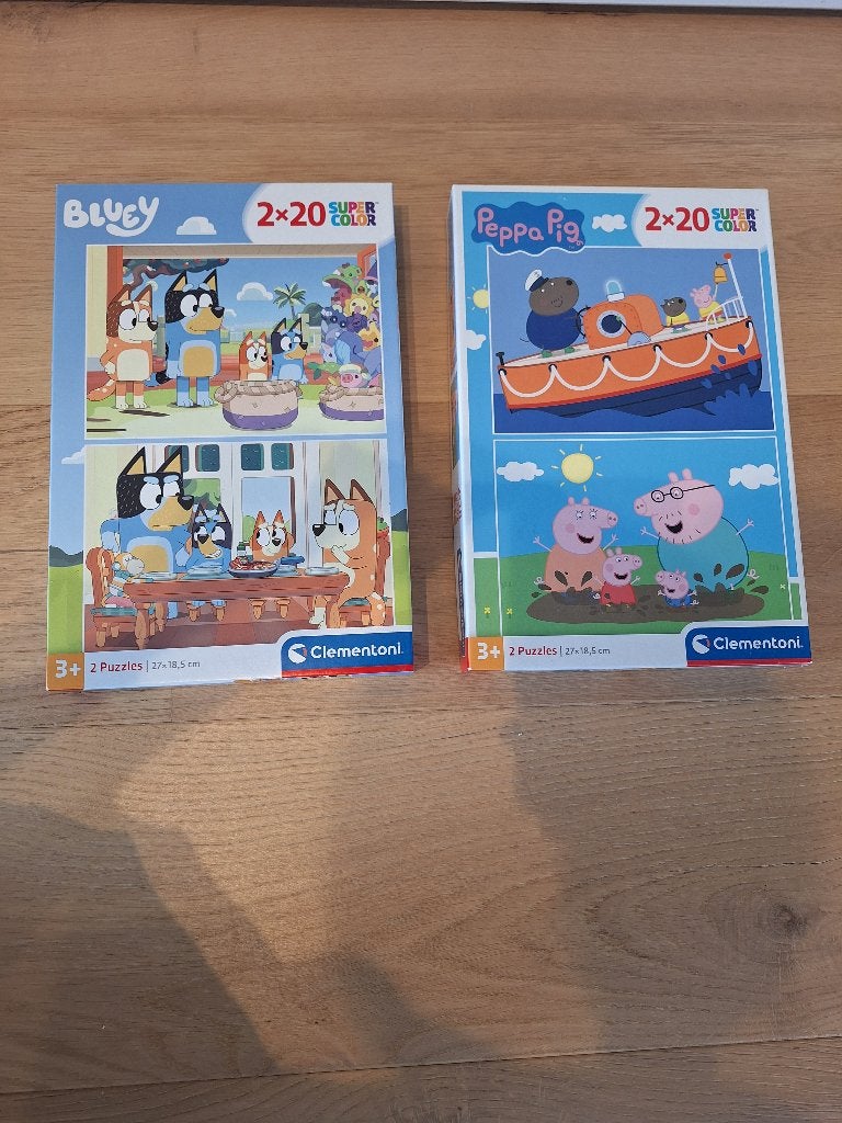 Puzzels Bluey en Peppa Pig, Enfants & Bébés, Jouets | Puzzles pour enfants, Enlèvement, 10 à 50 pièces, Comme neuf, 2 à 4 ans