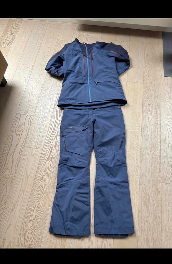 Skijas + skibroek Decathlon - maat L - in mooie staat, Enlèvement ou Envoi, Taille 42/44 (L), Tenue