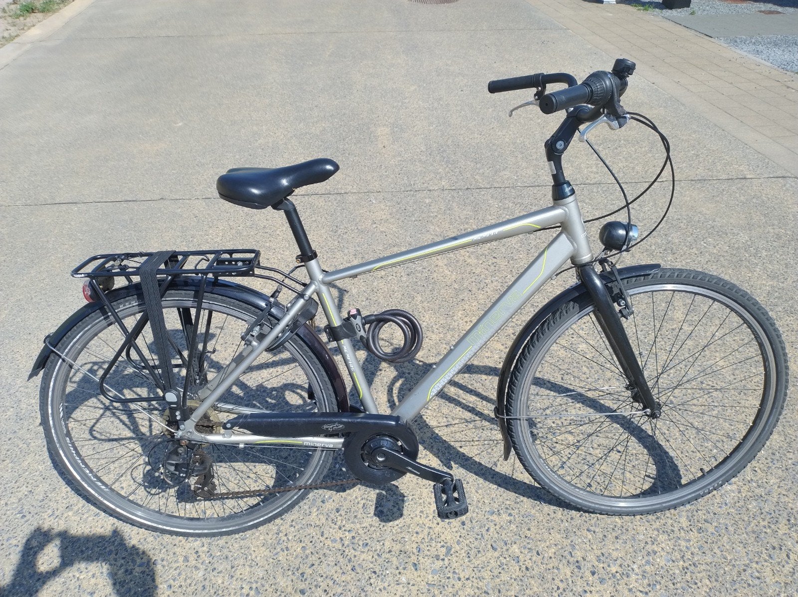 Minerva herenfiets/jongensfiets, Fietsen en Brommers, Minder dan 10 versnellingen, Gebruikt, Minder dan 49 cm, Ophalen