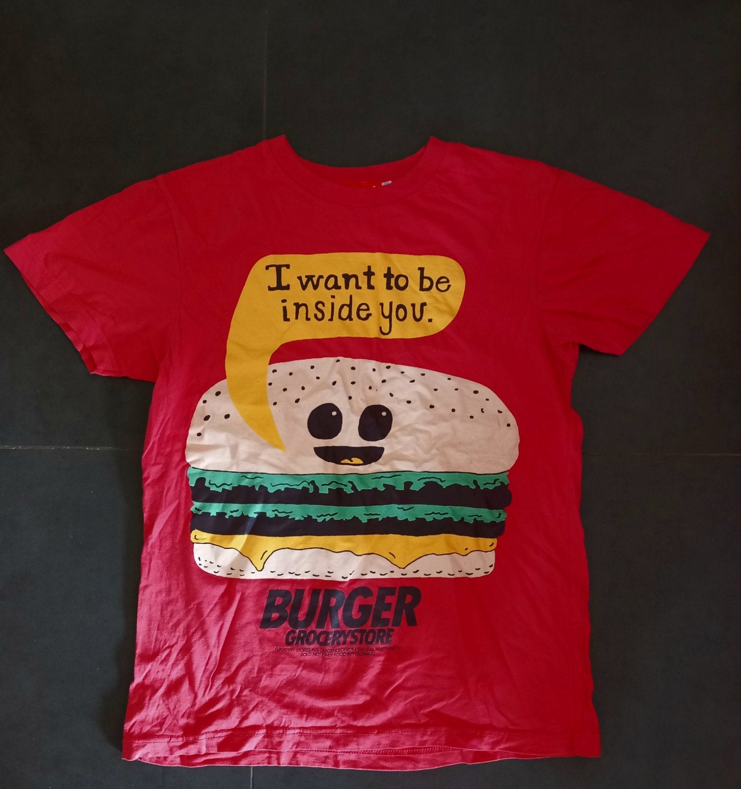 T-shirt pour les fans de restauration rapide - taille S -> 2, Enlèvement, Comme neuf, Taille 46 (S) ou plus petite, Orange