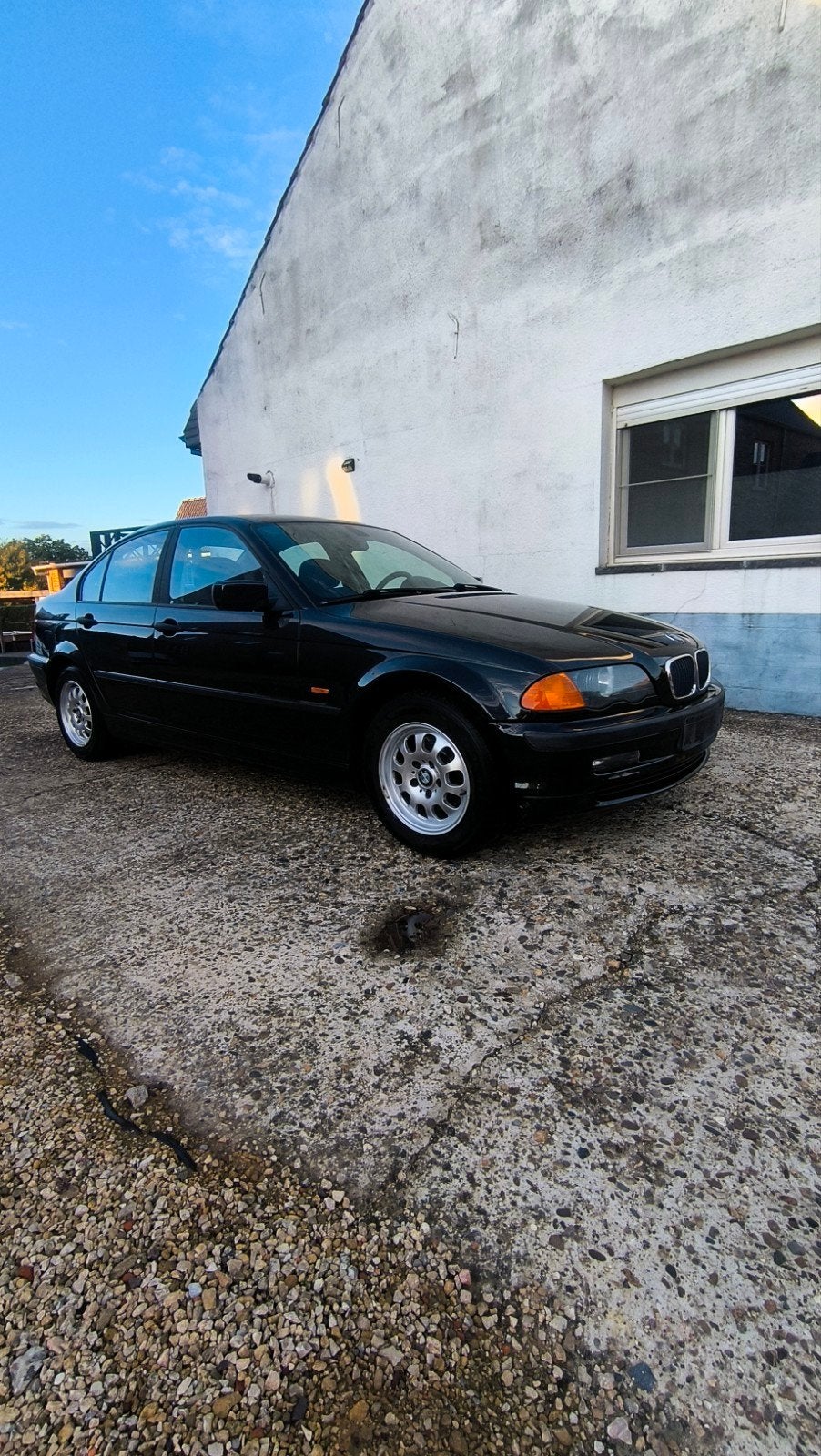 BMW E46 318i – Bouwjaar 2000, Auto's, Achterwielaandrijving, Zwart, Elektrische ramen, Handgeschakeld