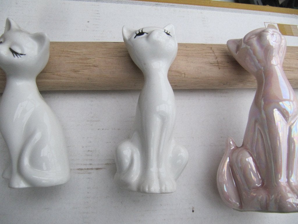 Trio de chatons en porcelaine., Collections, Enlèvement ou Envoi, Neuf, Animal