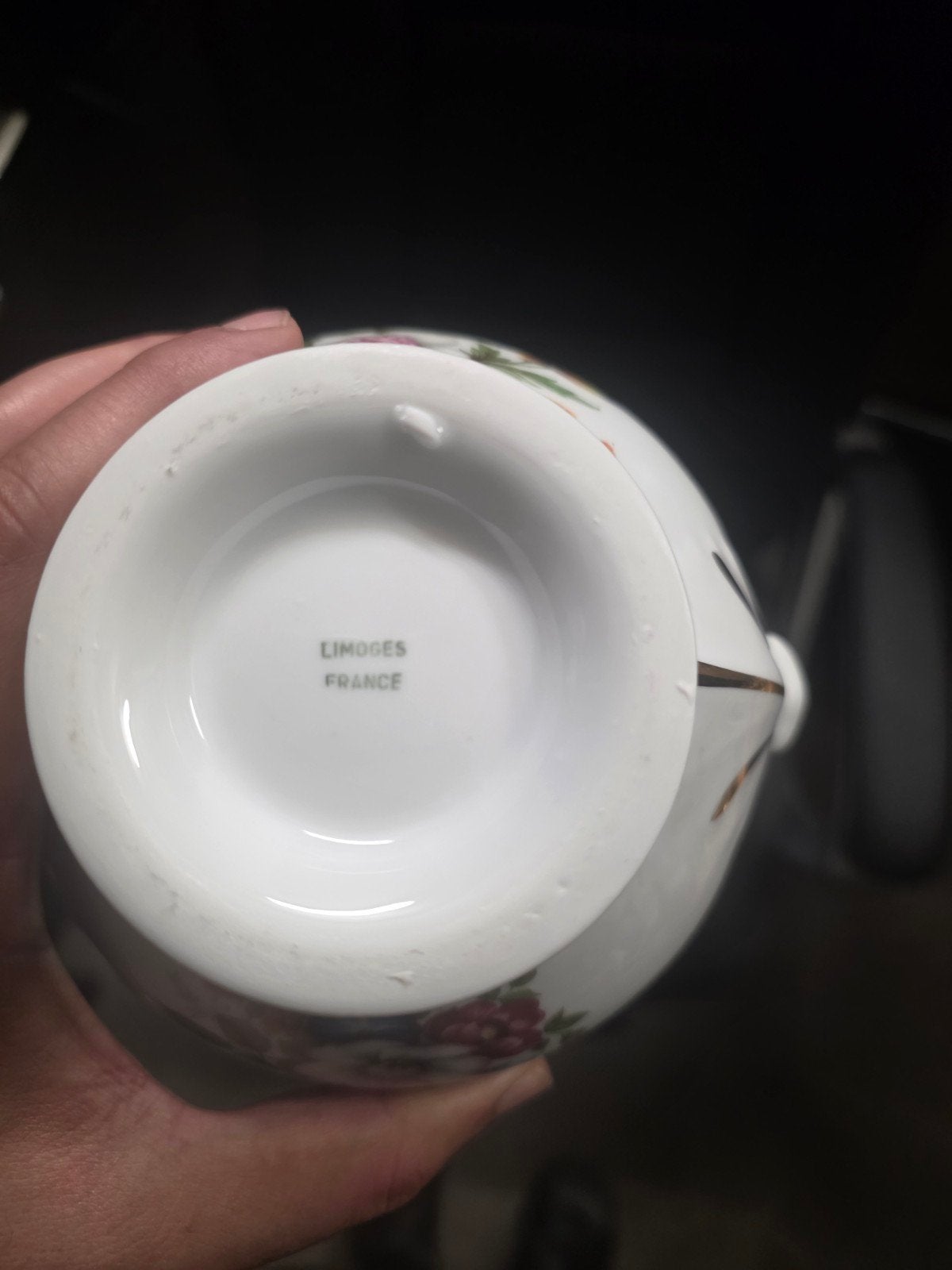 Originele Limoges France porseleinen suikerpot - Goud & Koba, Antiek en Kunst, Antiek | Porselein, Ophalen