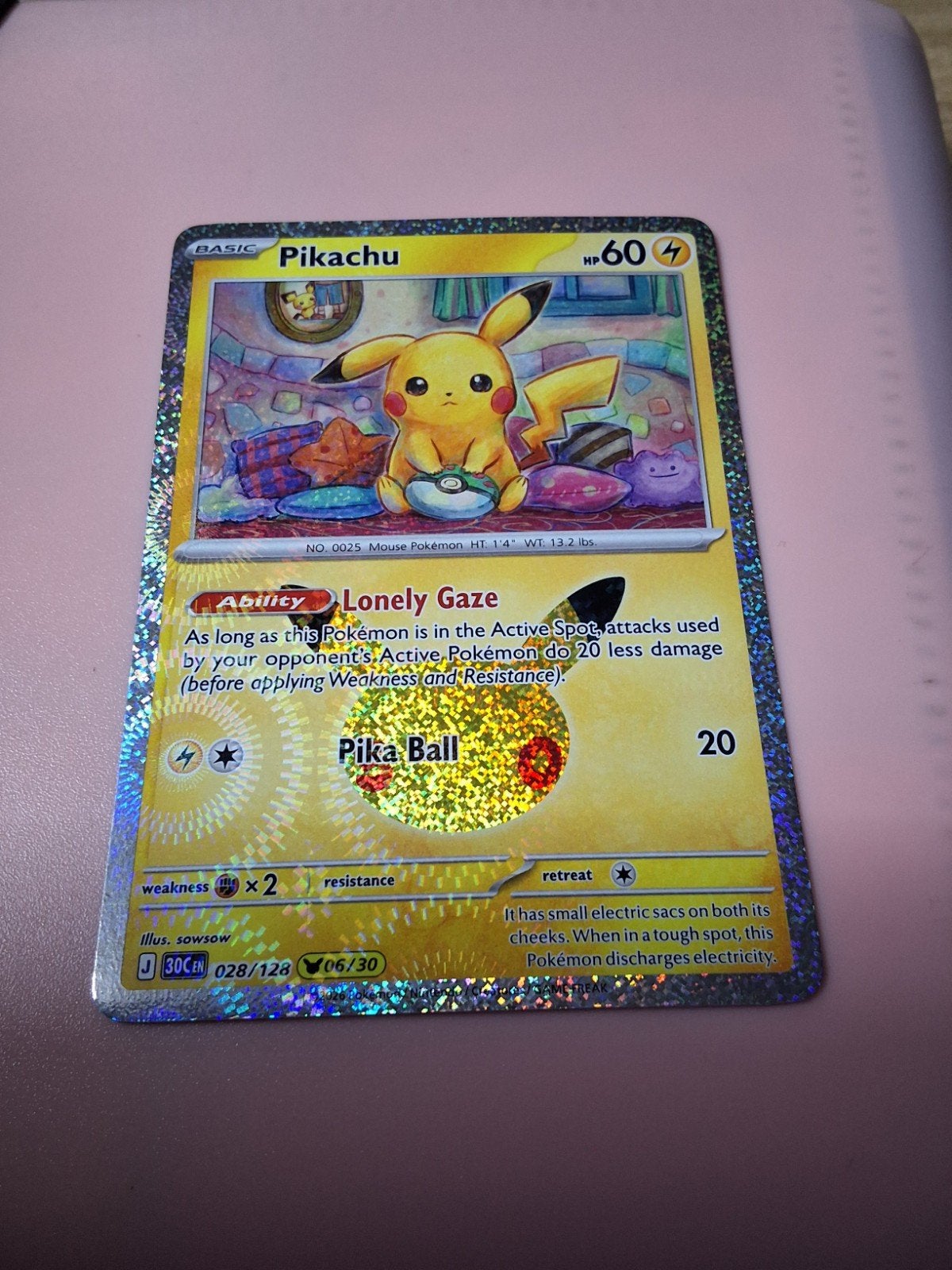 Pikachu 028/128, Ophalen, Foil