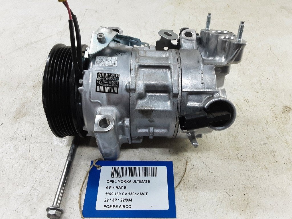 AIRCO POMP Opel Mokka (01-2020/-) (9834779880), Gebruikt, Opel