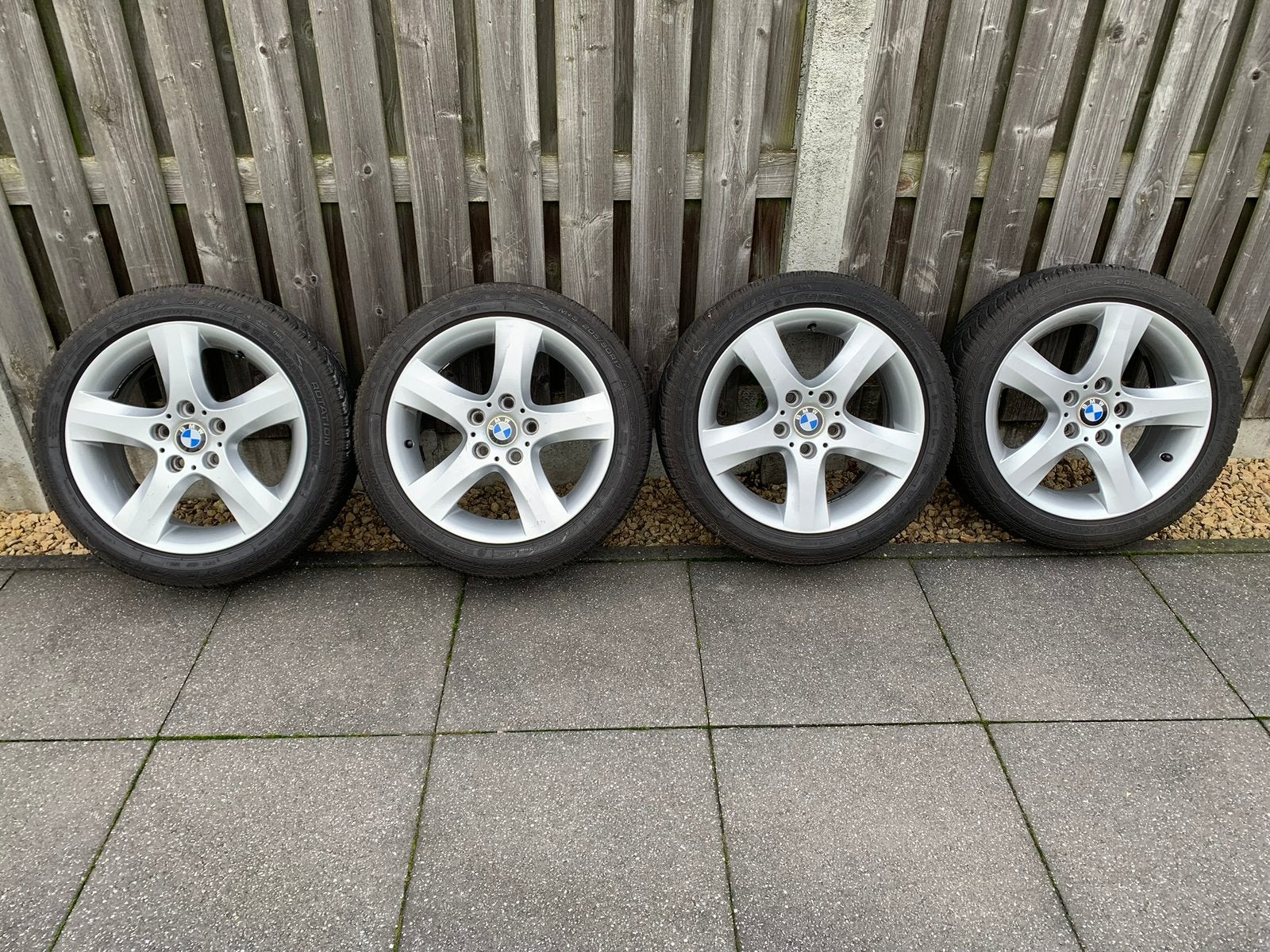 Originele BMW velgen met winterbanden, Autos : Pièces & Accessoires, Pneus & Jantes, Enlèvement, Pneus hiver, Jante(s)