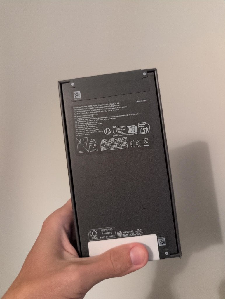 Samsung Galaxy S26 256GB Bleu + preuve d'achat, Télécoms, Neuf, 10 mégapixels ou plus, Enlèvement, Sans simlock