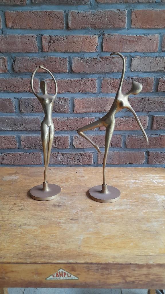 Ballerina's in messing, koper, Ophalen