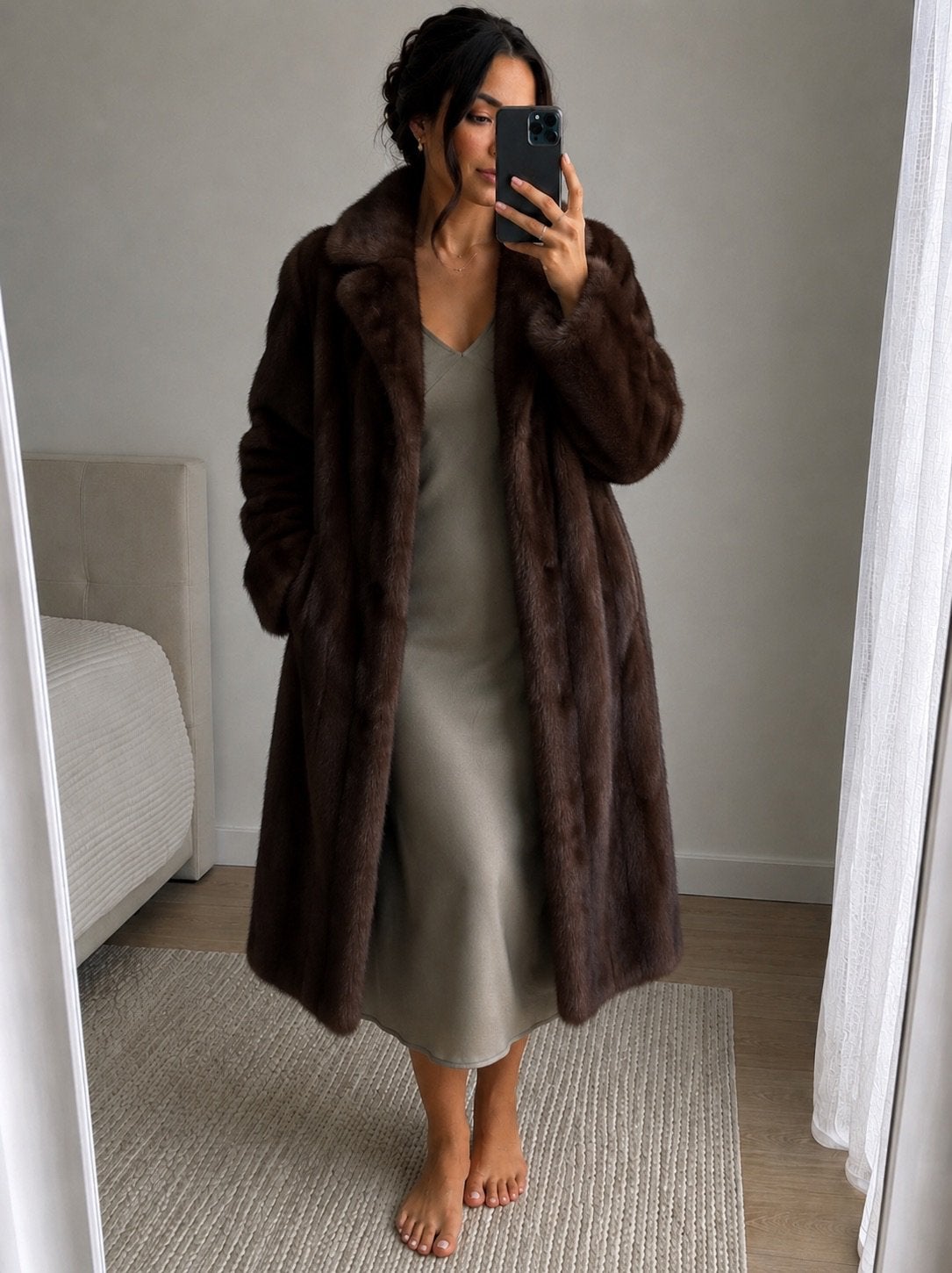 Manteau vintage en fourrure de vison véritable (vison), Vêtements | Femmes, Enlèvement ou Envoi, Comme neuf, Taille 46/48 (XL) ou plus grande