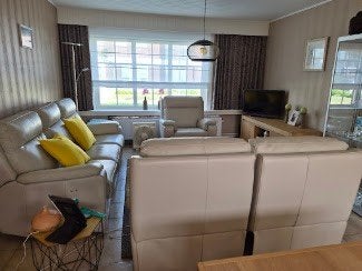 salon beige, Ophalen, Zo goed als nieuw, Leer