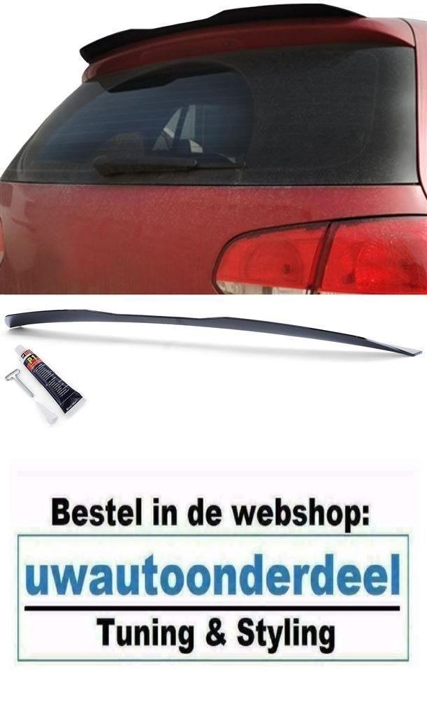 Achterklep Spoiler Extension glans Zwart Geschikt Voor VW Go, Verzenden
