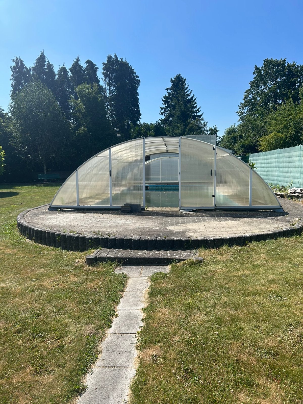 Abris piscine, Jardin & Terrasse, Enlèvement, Comme neuf