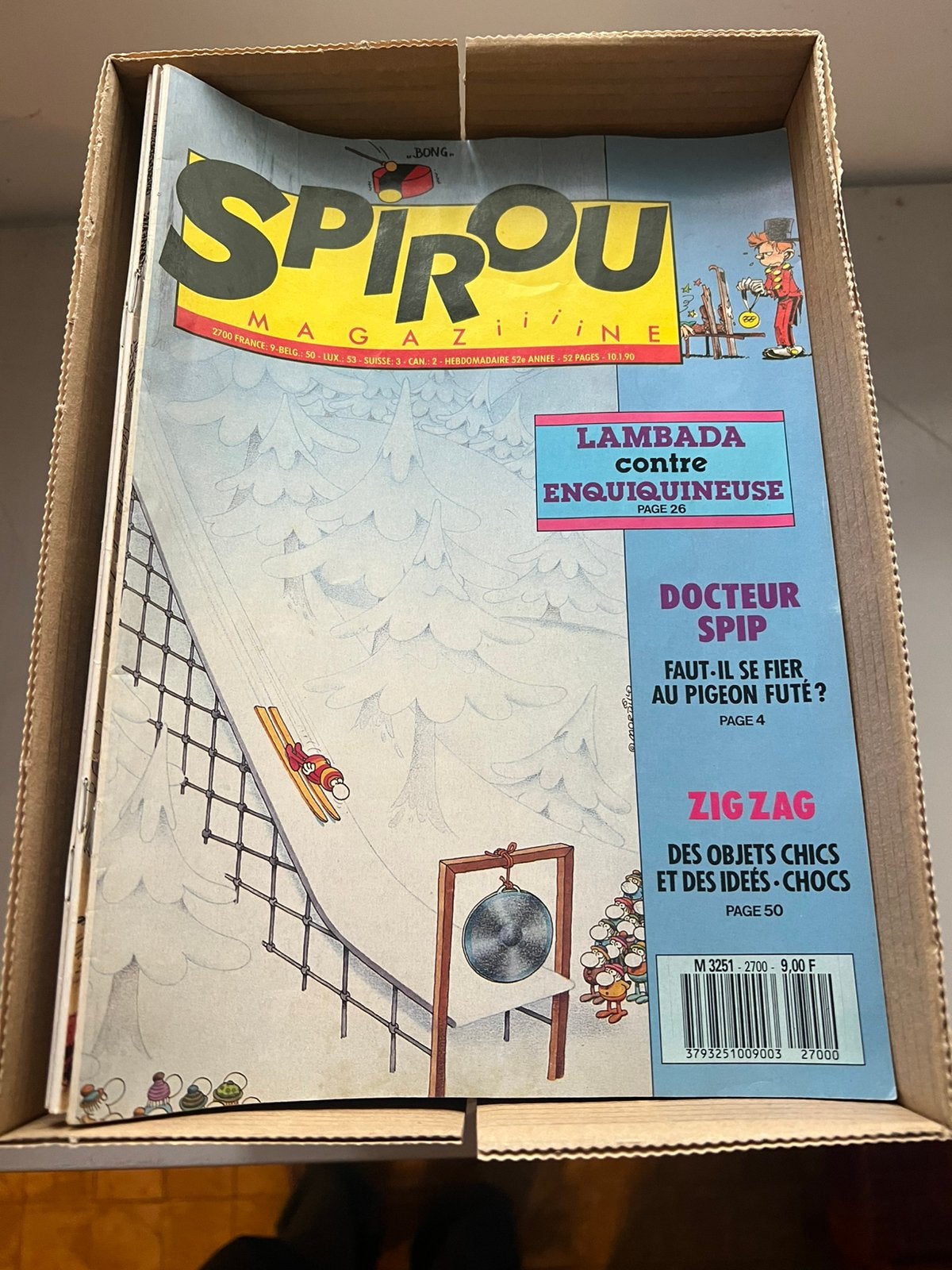 Magazines spirou 2700-2799, Enlèvement