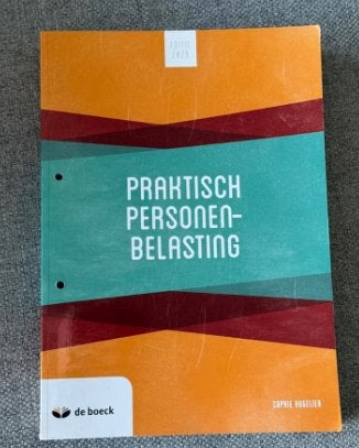 27. Handboek - Praktisch personenbelasting PXL UCLL NIEUW, Ophalen of Verzenden, Nieuw, Hogeschool, De Boeck