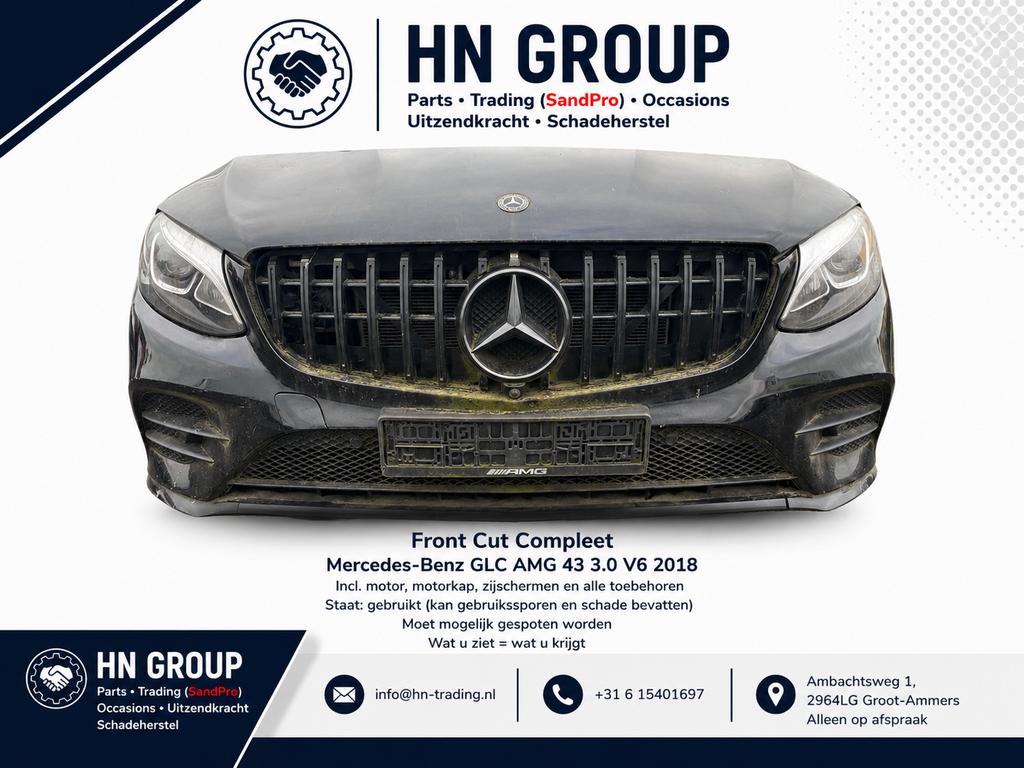 Mercedes-Benz GLC AMG Voorkop VoorFront, Gebruikt, -, Ophalen of Verzenden, Bumper