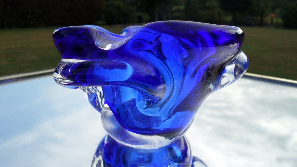 Vintage asbak van Murano, Ophalen of Verzenden