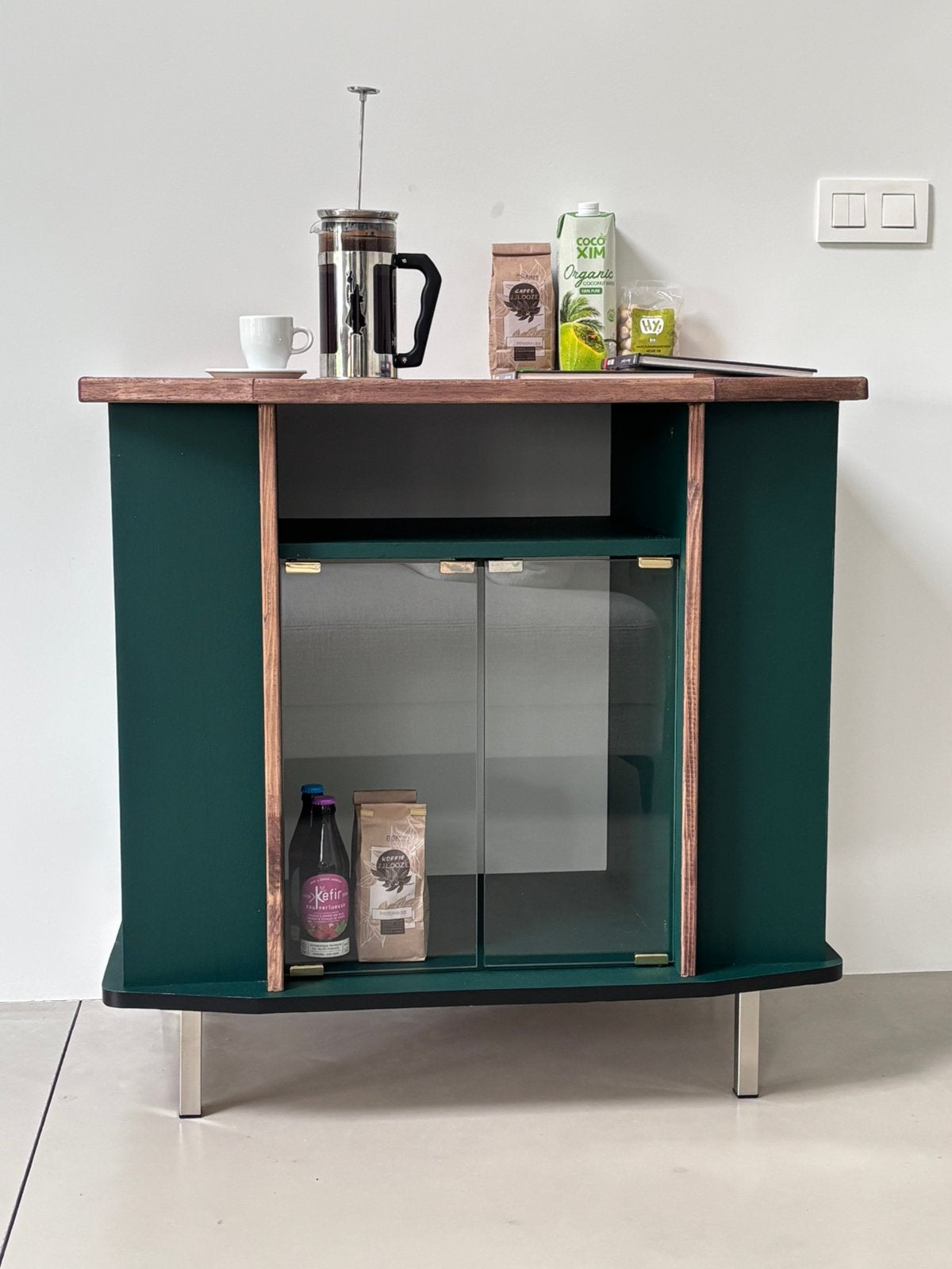 Meuble Coffee table, Maison & Meubles, Enlèvement ou Envoi, Comme neuf, Chêne