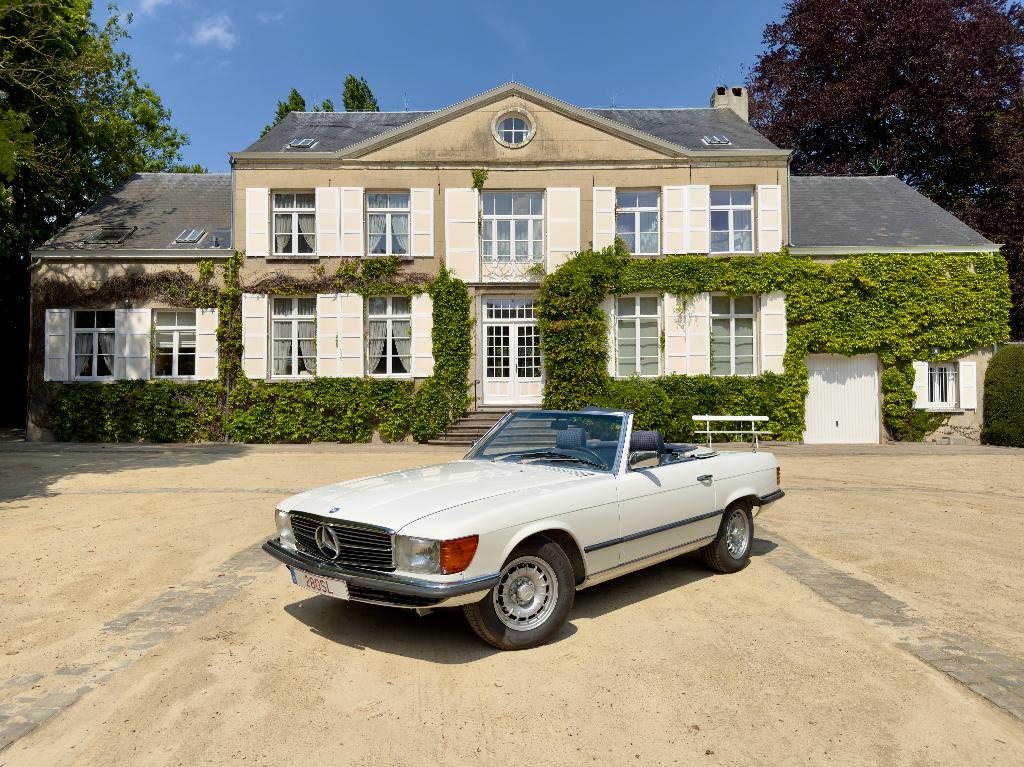 Mercedes-Benz 280SL - 1982 - European Car - Complete History, Autos, Achat, 2746 cm³, Entretenue par le concessionnaire, Bleu