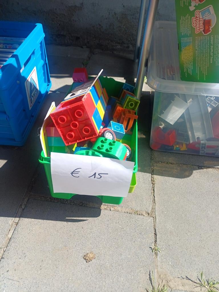 Doos duplo blokken, Ophalen