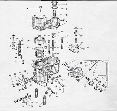 Fiat 1100,FIAT 600 Abarth - Kit joint de carburateur - NEUF, Envoi, Neuf, Fiat