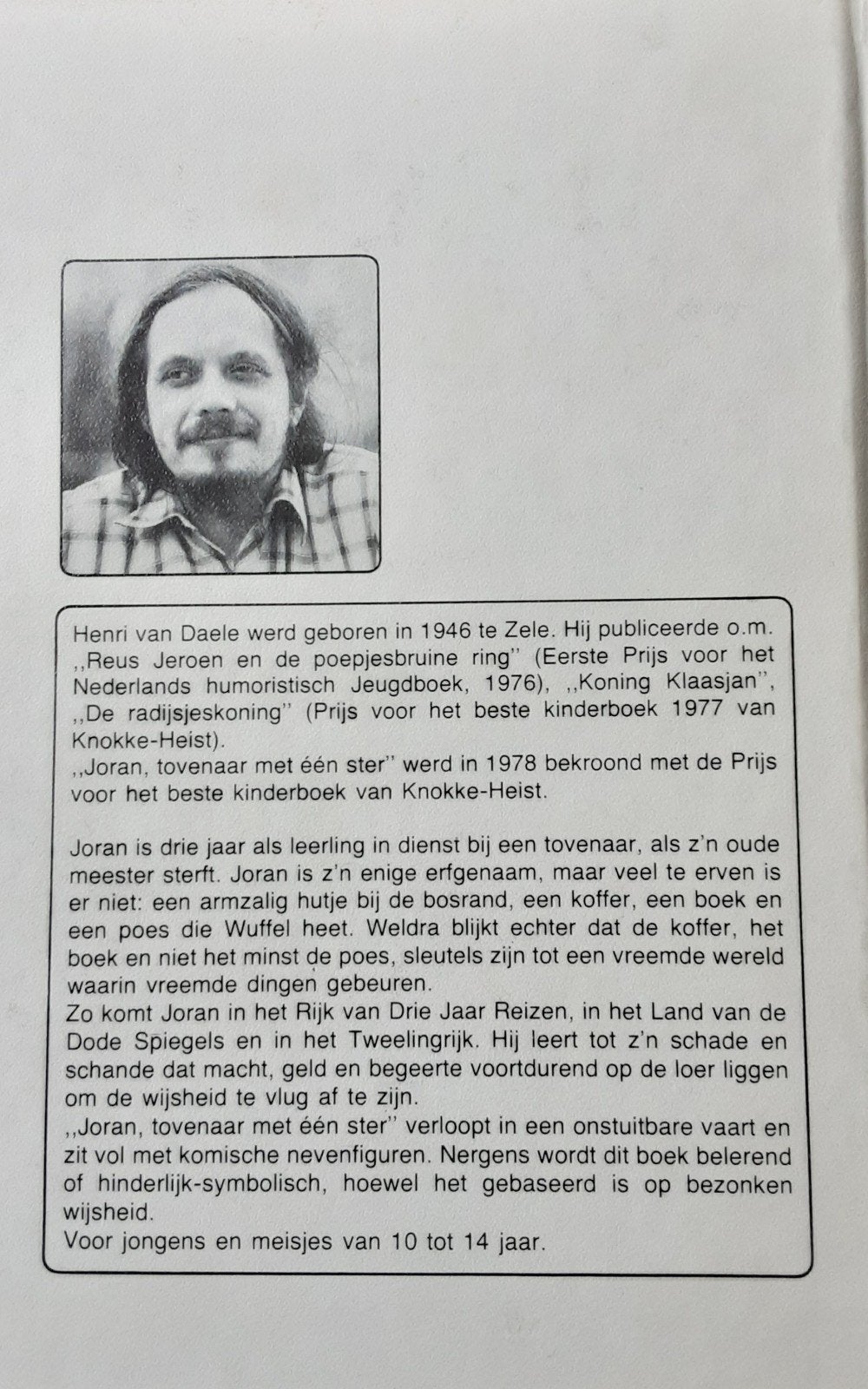 Joran, tovenaar met één ster. Henri Van Daele, 1980, Ophalen of Verzenden