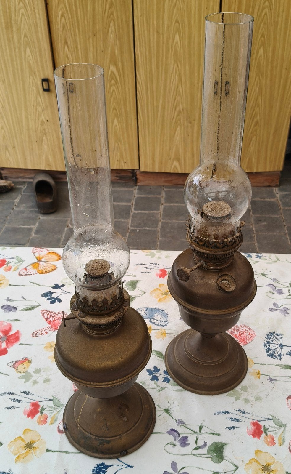 petroleumlamp, Enlèvement
