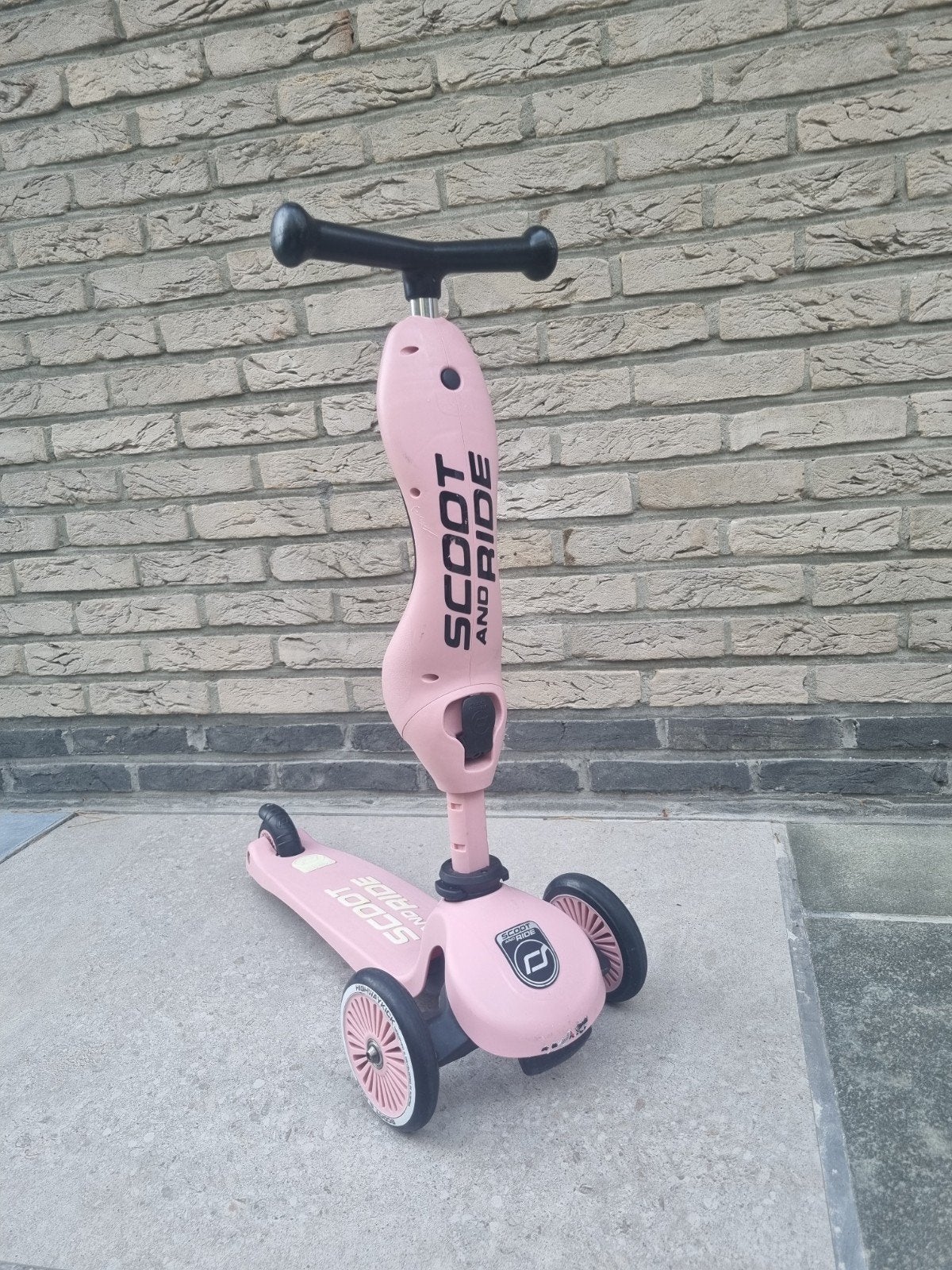 Scoot and ride, Ophalen