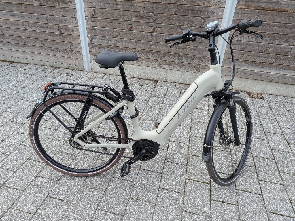 Elektrische damesfiets Norta 3.030 maat 48 cm, Fietsen en Brommers, Zo goed als nieuw, 47 tot 51 cm, 50 km per accu of meer, Ophalen