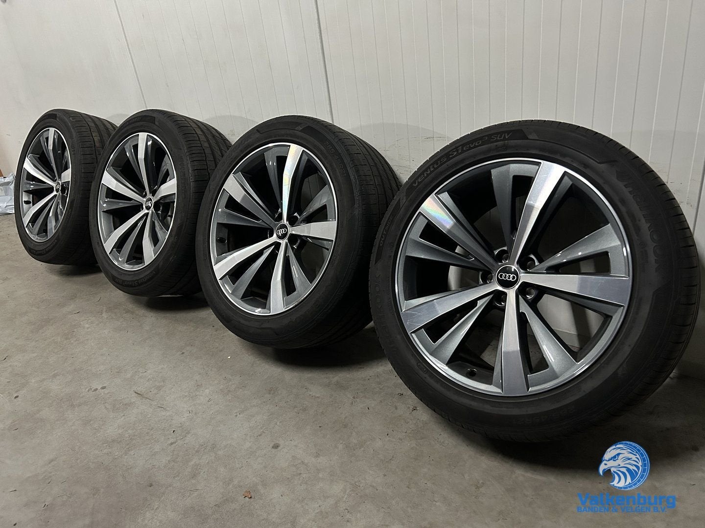 Originele Audi Q8 SQ8 4M8 21 inch antraciete velgen 5x112 zo, Gebruikt, -, 285 mm, -