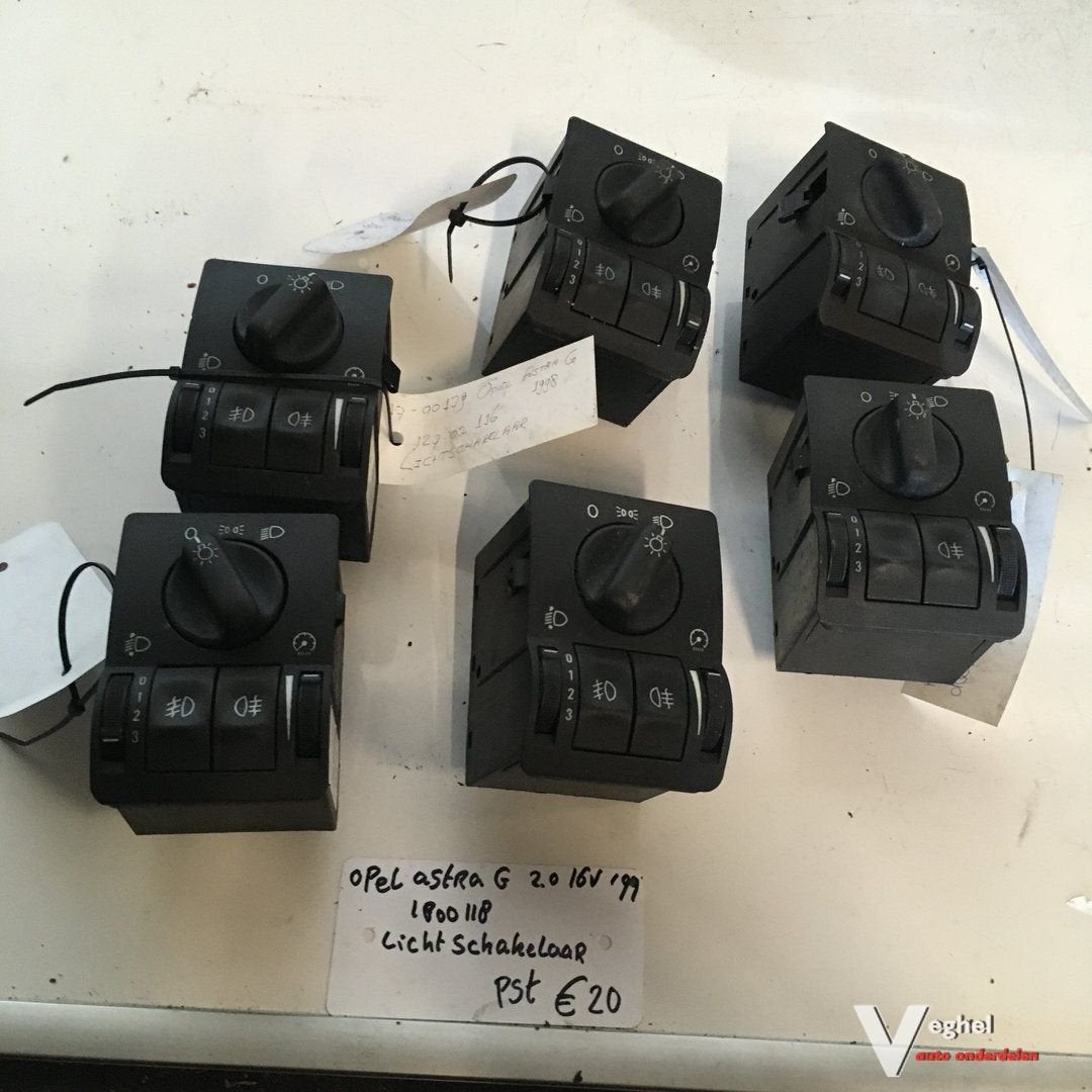 Opel Astra G 1999   Lichtschakelaar, -, Utilisé, -, -