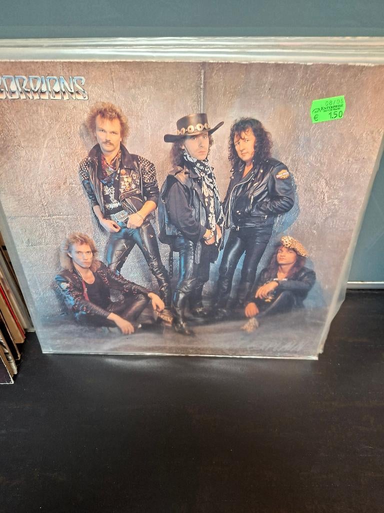 12" - scorpions - can't explain, Cd's en Dvd's, Vinyl | Hardrock en Metal, Gebruikt, 1980 - 1989, Ophalen of Verzenden, Inclusief binnenhoes