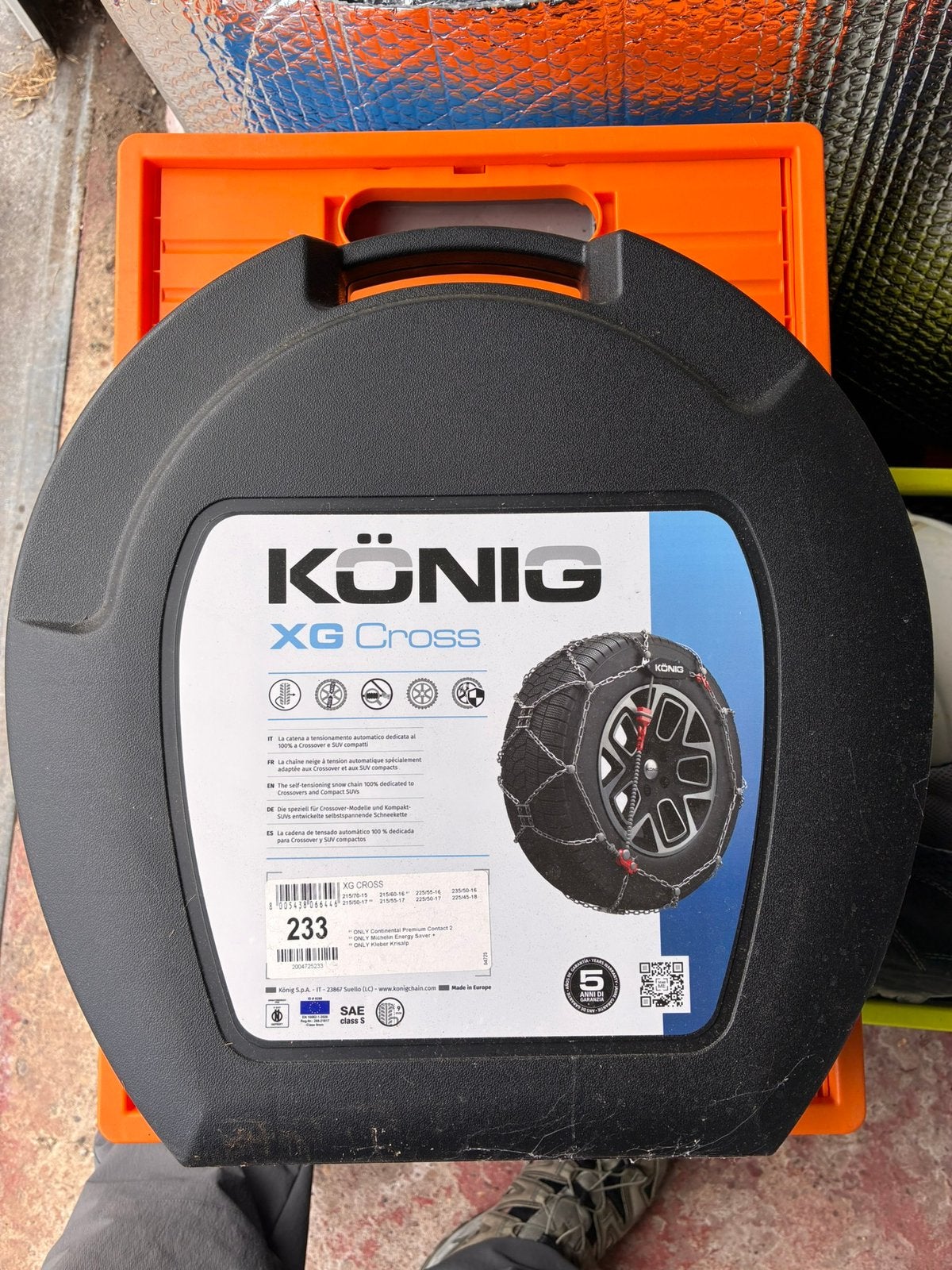 Sneeuwkettingen - Type König XG Cross - Nooit gebruikt, Ophalen, Zo goed als nieuw