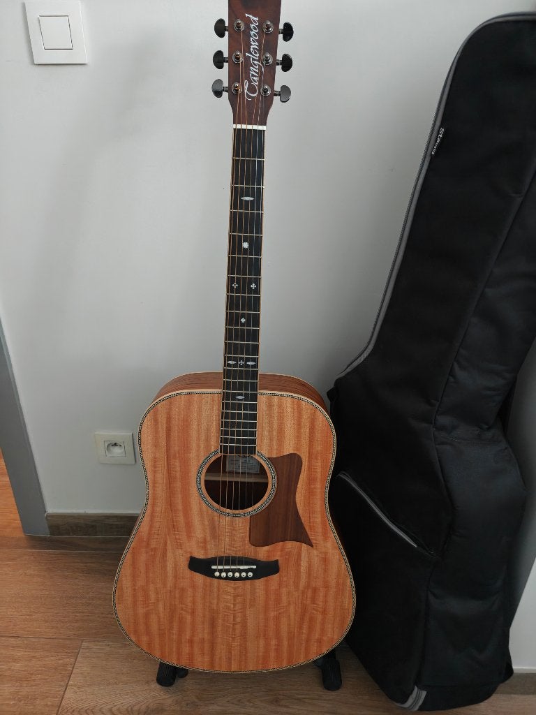 Akoestische gitaat Tanglewood TRD HR - nieuwstaat, Muziek en Instrumenten, Snaarinstrumenten | Gitaren | Akoestisch, Ophalen, Zo goed als nieuw