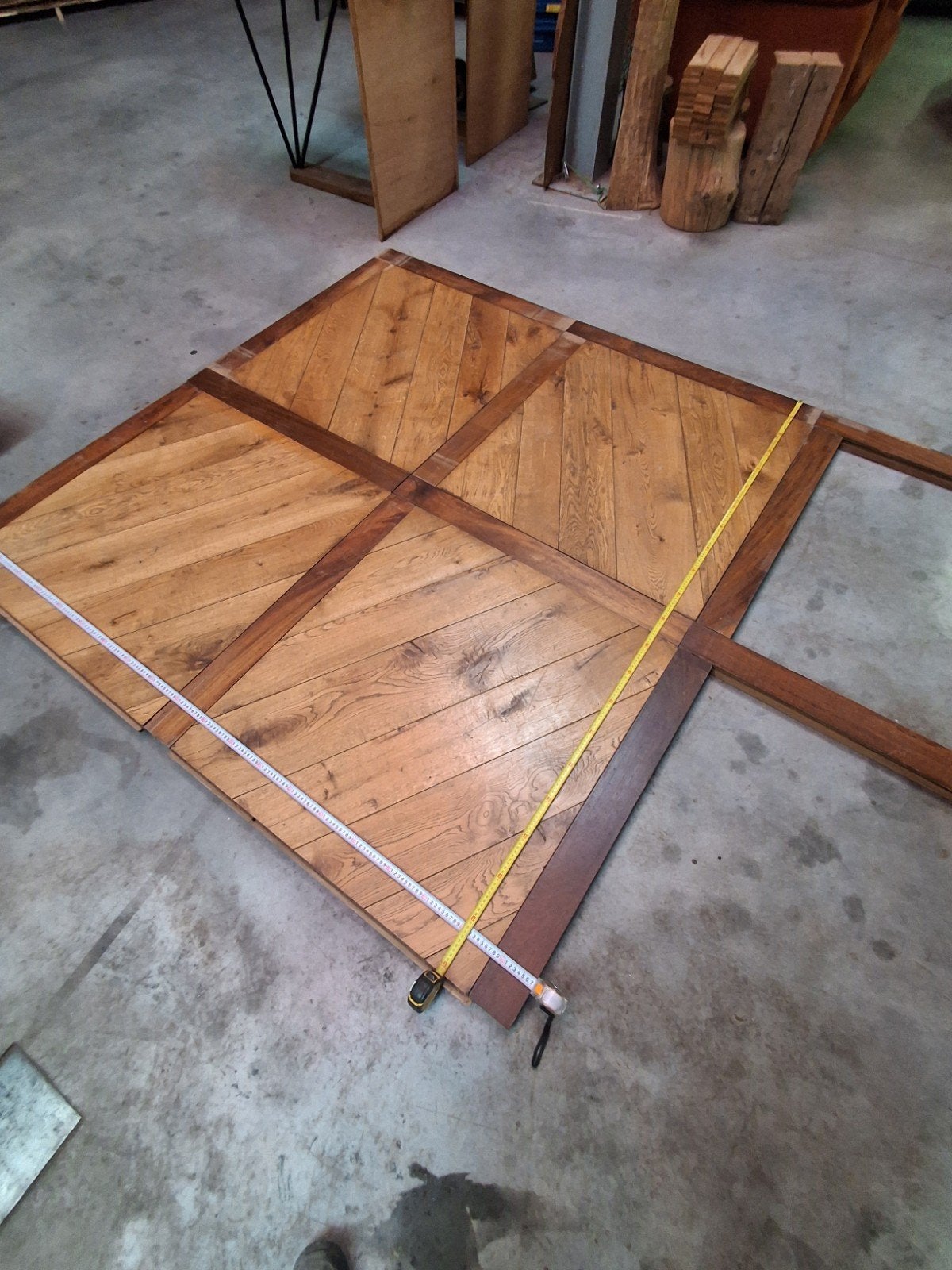 Parquet exclusif en chêne de Versailles — Lot complet ca, Bricolage & Construction, Enlèvement, Chêne