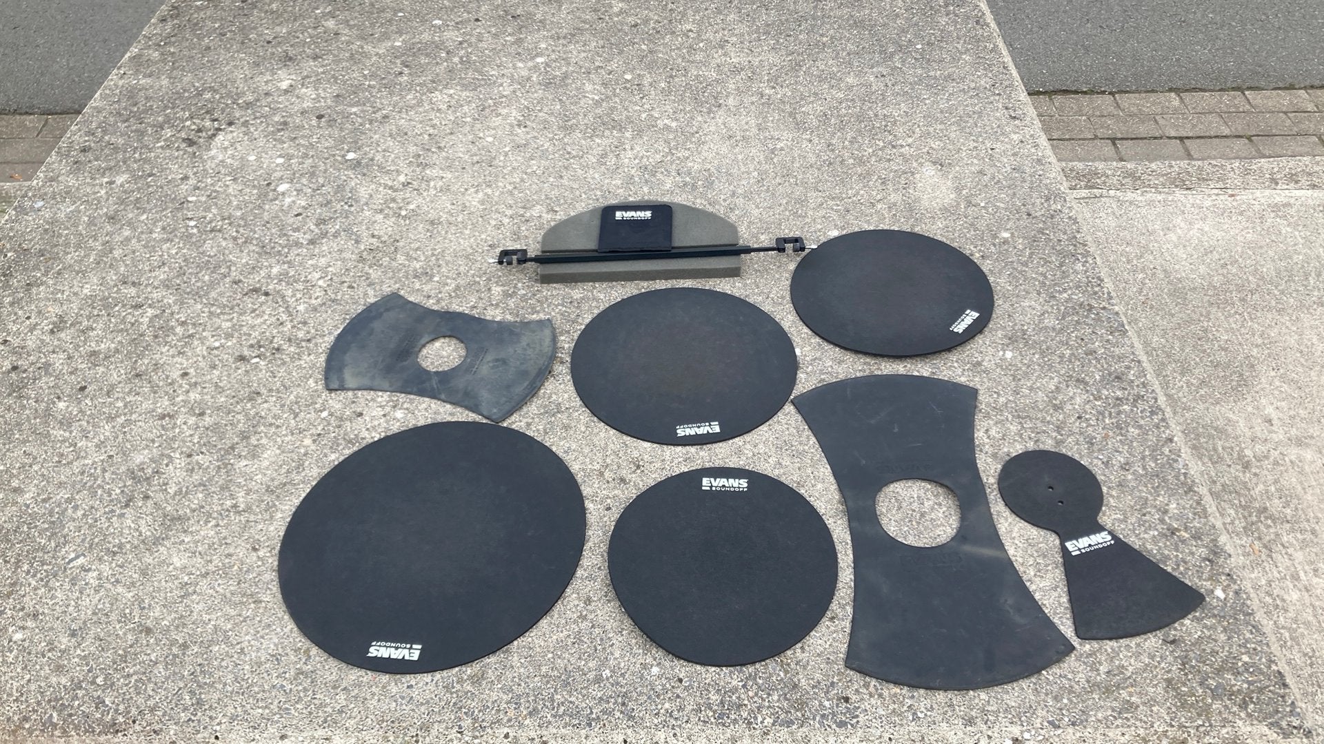 Drums: Evans sound off mattenset, Muziek en Instrumenten, Ophalen of Verzenden, Gebruikt