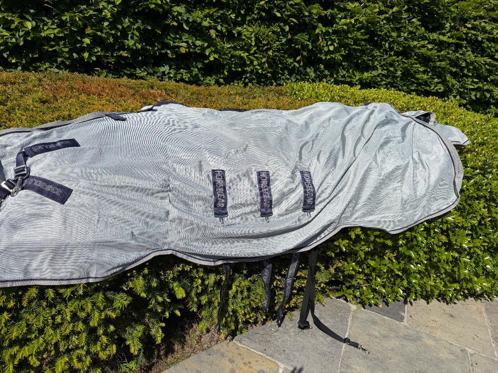 Vliegendeken paard nieuwstaat, Dieren en Toebehoren, Full (L), Horsegear, Mesh, Vliegendeken