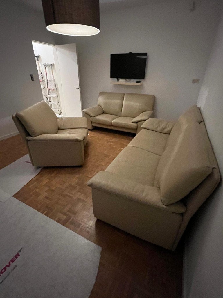 Coin salon en cuir de haute qualité, Maison & Meubles, Enlèvement ou Envoi, Utilisé, Cuir