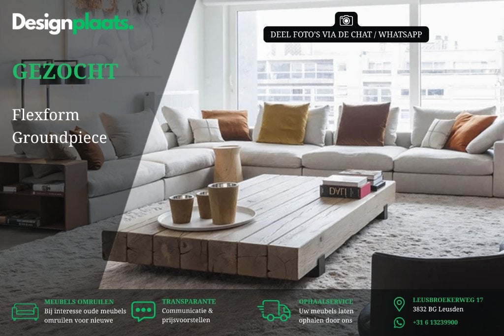 RECHERCHÉ: Flexform Groundpiece - Achat immédiat, Maison & Meubles, Canapés | Salons, Enlèvement ou Envoi
