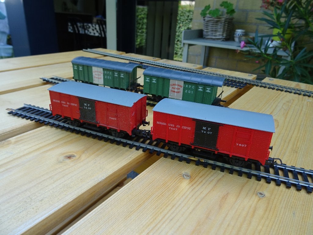 Lot de wagons de marchandises américains - Piko - HO, Enlèvement ou Envoi, Wagon, Piko, Courant continu