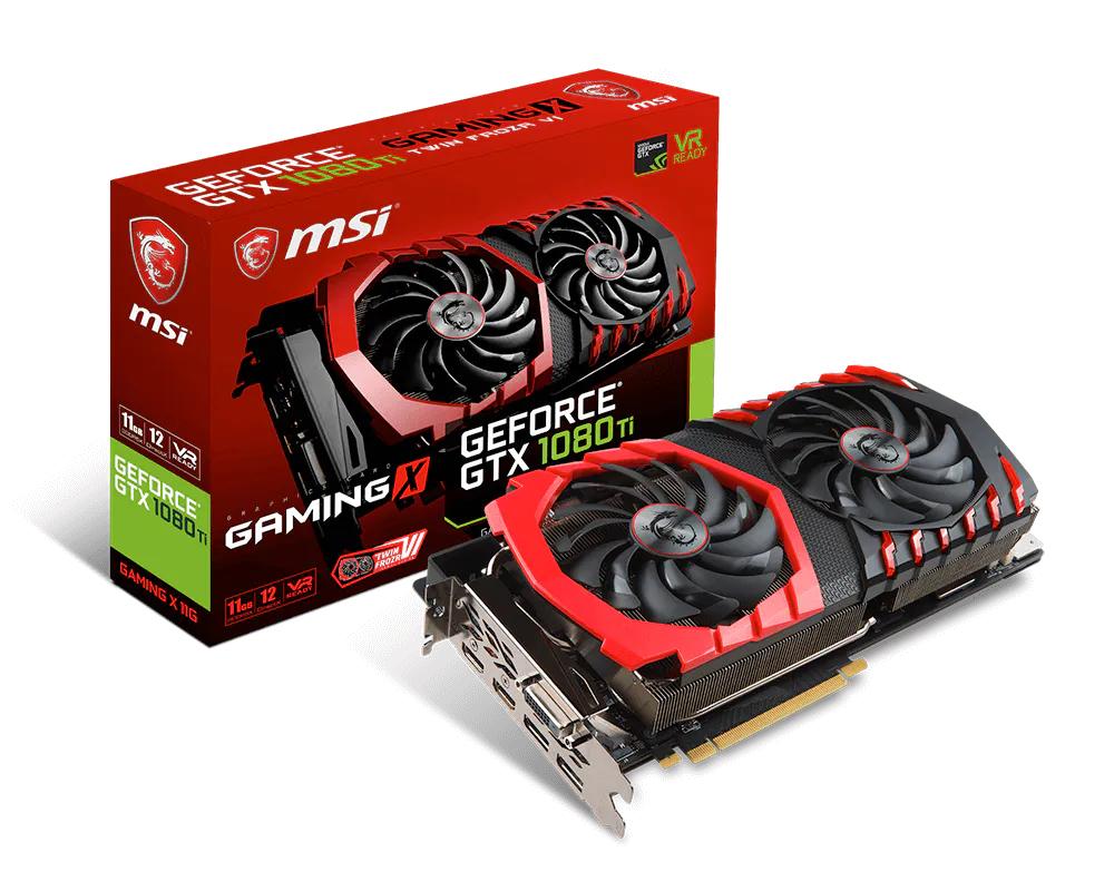 MSI GTX 1080ti 11GB Gaming X, Informatique & Logiciels, Cartes vidéo, Utilisé, GDDR5, Enlèvement
