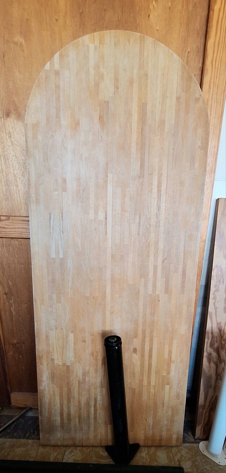 Aanbouwtafel 80 x 200 cm, Huis en Inrichting, Tafels | Eettafels, Ophalen, Gebruikt, 50 tot 100 cm, Vijf personen of meer