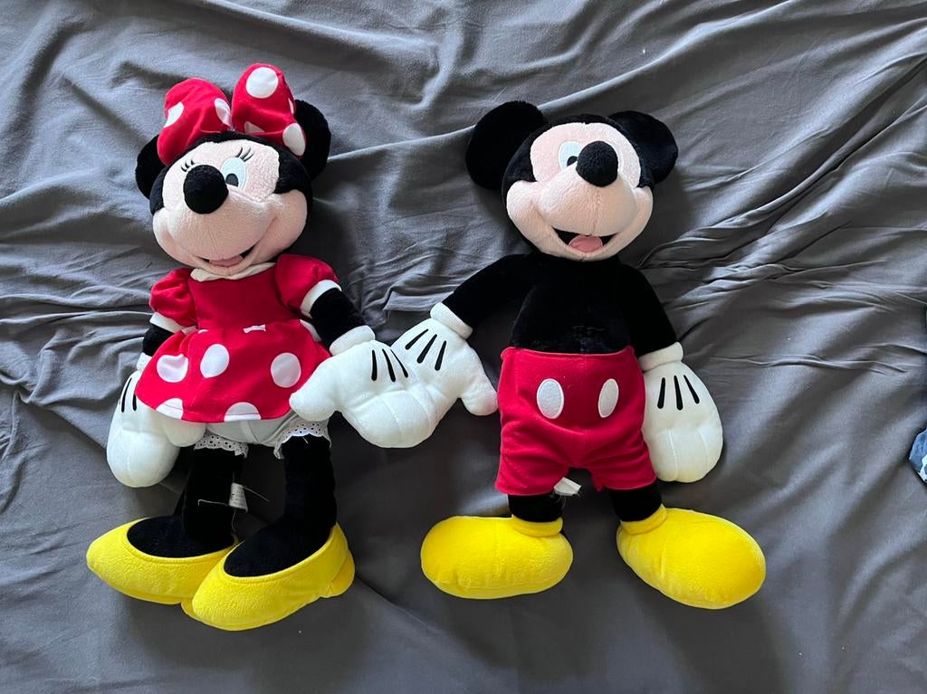 Micky en Minnie mouse, Ophalen of Verzenden, Zo goed als nieuw