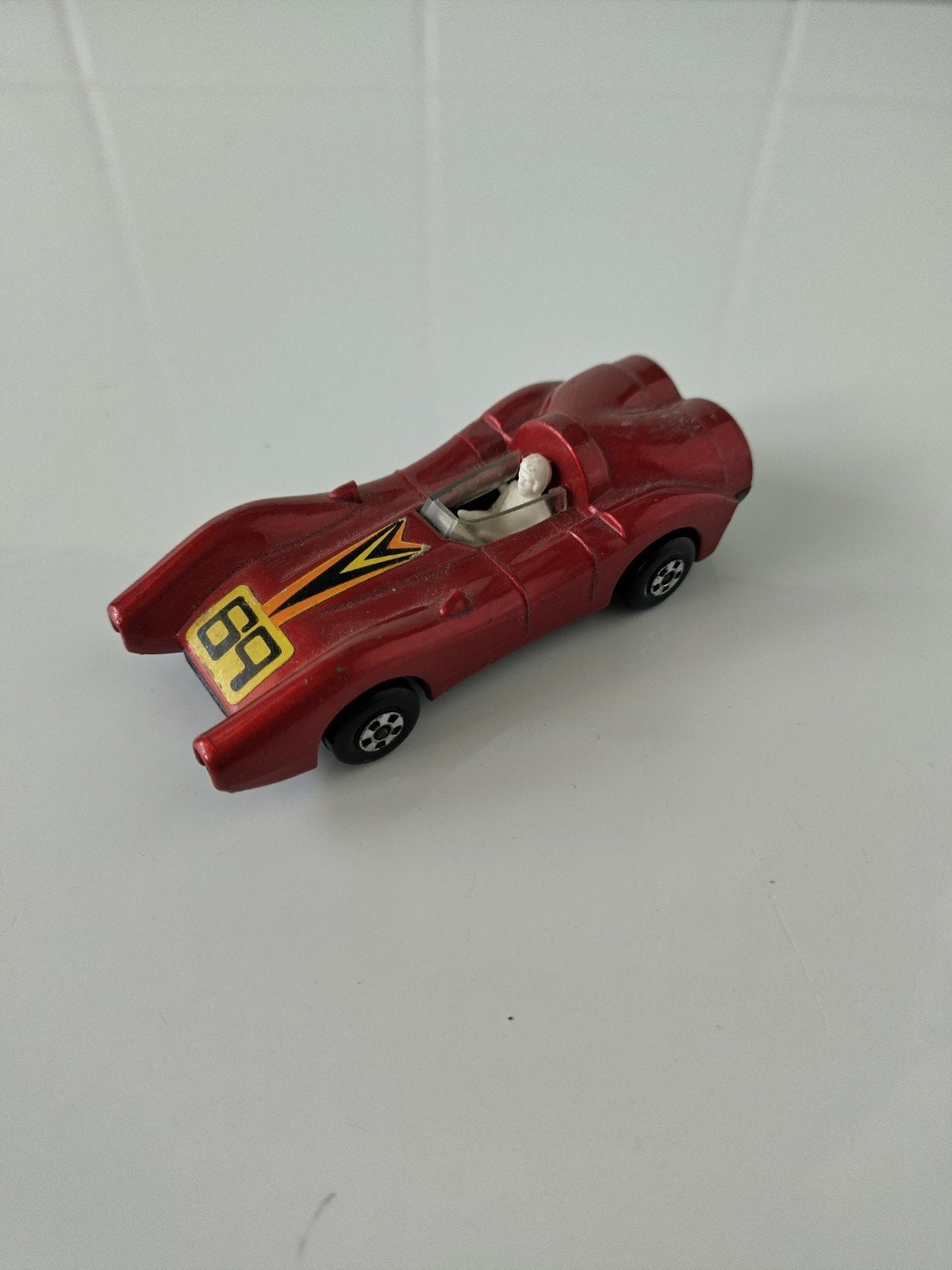 Vintage Matchbox Turbo Fury AFHALING LEES BESCHRIJVING, Enlèvement, Utilisé, Voiture, Matchbox