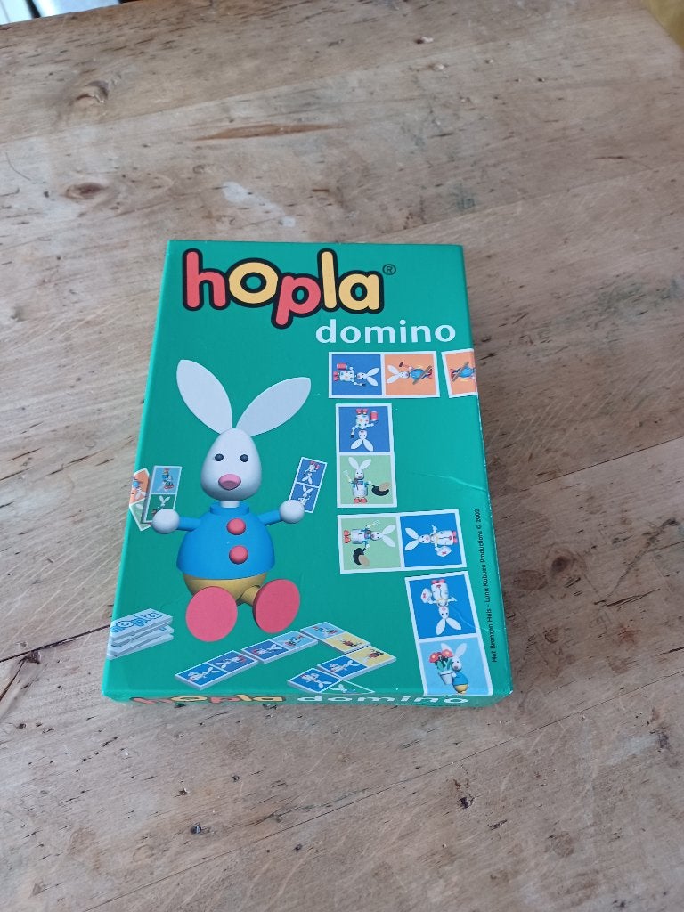 Dominospel en puzzel 24 stukken HOPLA, Enlèvement ou Envoi