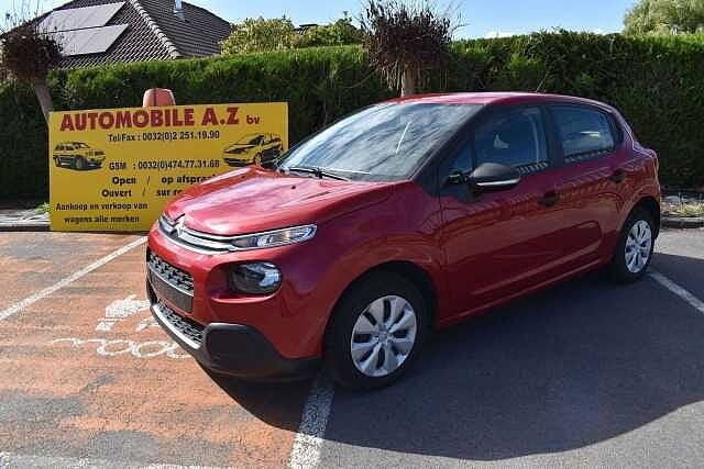 Citroen C3 1.2i  Live Airco / CarPlay ***12M GARANTIE***, Autos, Rouge, Achat, Entreprise, Noir