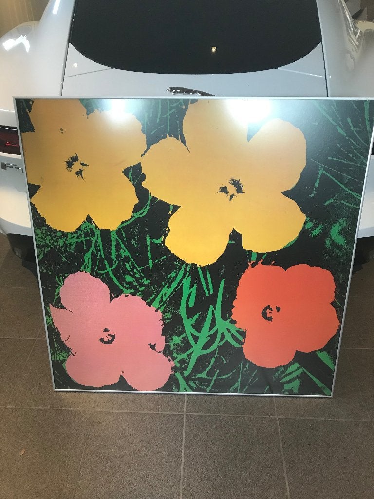 Poster Andy Warhol, Ophalen, Zo goed als nieuw, 75 tot 100 cm, Foto of Poster