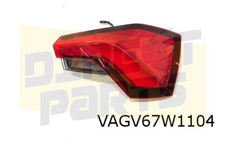 Skoda Kamiq (9/19-1/24) Achterlicht Rechts buiten Origineel!, Neuf, -, -, Skoda