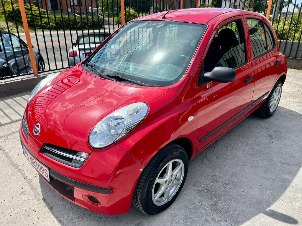 nissan Micra 1200cc essence 135.000km air conditionnée, Autos, Nissan, Rouge, Achat, 129 g/km, Entreprise